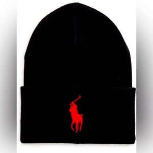 Mens polo Ralph Lauren big pony knitted hat